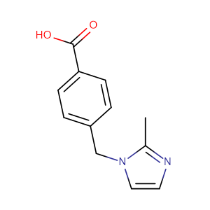 4-((2-甲基-1H-咪唑-1-基)甲基)苯甲酸,4-((2-Methyl-1H-imidazol-1-yl)methyl)benzoic acid