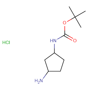 3-氨基環(huán)戊基氨基甲酸叔丁酯鹽酸鹽,tert-Butyl (3-aminocyclopentyl)carbamate hydrochloride