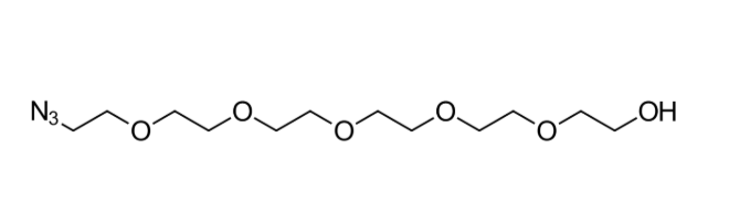 Azido-PEG6-alcohol,叠氮-六聚乙二醇,N3-PEG6-OH,2[-2-(2-{2-[2-(2-hydroxyethoxy)-ethoxy]-ethoxy}-ethoxy)-ethoxy]- ethyl azide