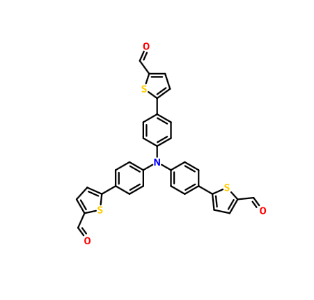 5-[4-[4-(5-formylthiophen-2-yl)-N-[4-(5-formylthiophen-2-yl)phenyl]anilino]phenyl]thiophene-2-carbaldehyde