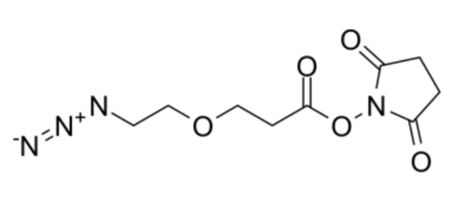 Azido-PEG1-NHS ester,N3-PEG1-NHS ester,疊氮-聚乙二醇-琥珀酰亞胺酯,Azido-PEG1-NHSester