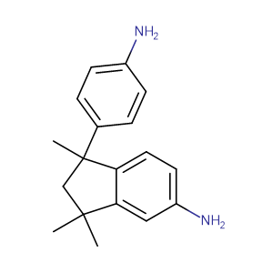 5(6)-氨基-1-(4-氨基苯基)-1,3,3-三甲基茚满,1-(4-aminophenyl)-2,3-dihydro-1,3,3-trimethyl-1H-inden-5-amine