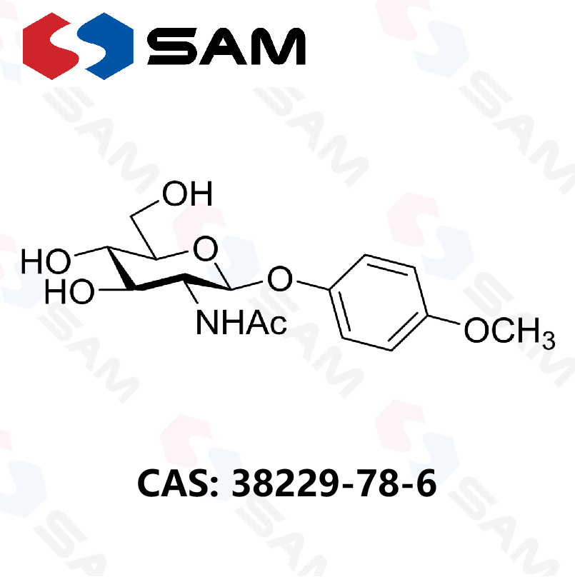 4-甲氧基苯基 2-(乙酰氨基)-2-脱氧-β-D-吡喃葡萄糖苷,4-Methloxyphenyl-2-acetamido-2-deoxy-beta-D-glucopyranoside