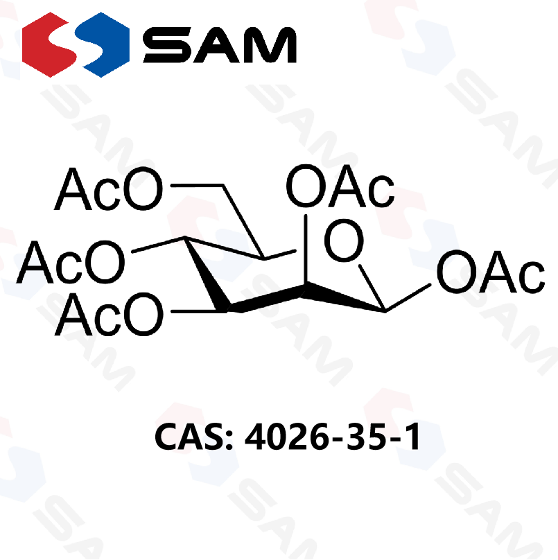 1,2,3,4,6-五-O-乙酰基-β-D-吡喃甘露糖,1,2,3,4,6-Penta-O-acetyl-β-D-mannopyranose