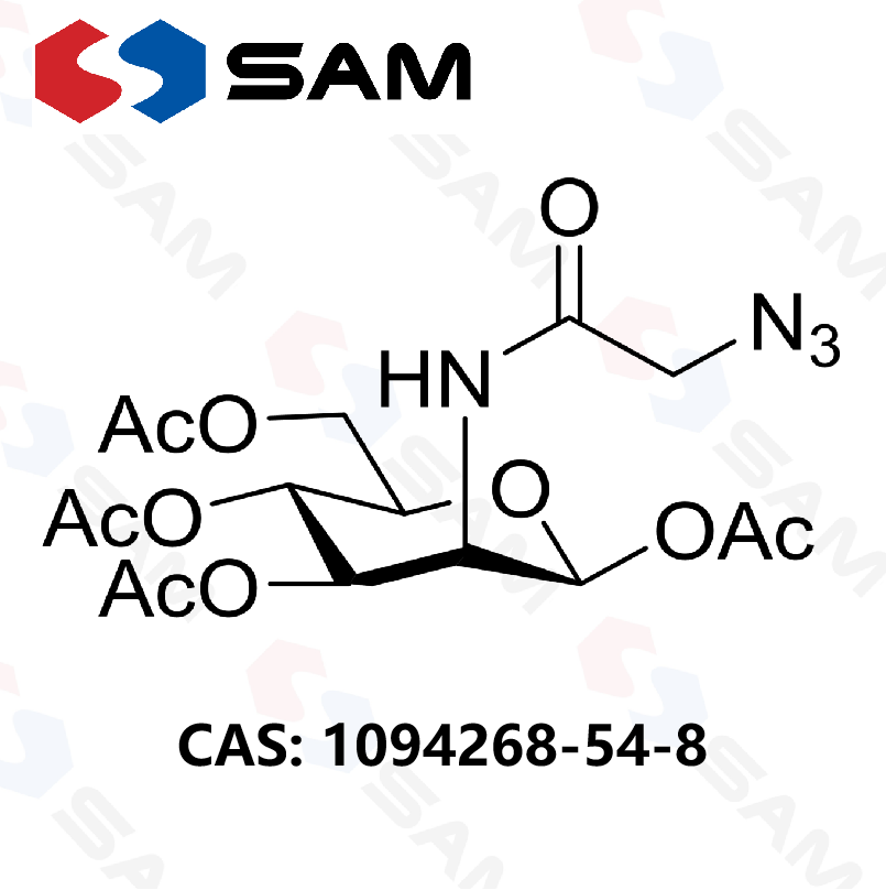 1,3,4,6-四-O-β-乙酰基-N-叠氮乙酰基氨基甘露糖 Ac4ManNAZ,1,3,4,6-Tetra-O-β-acetyl-N-azidoacetylmannosamine
