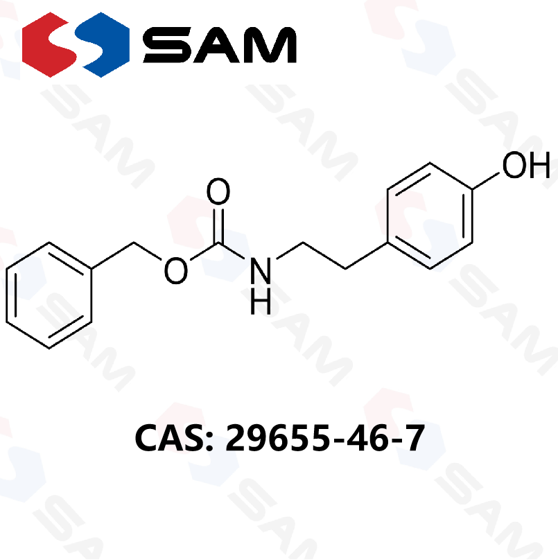 Benzyl N-[2-(4-?hydroxyphenyl)?ethyl]?carbamate,Benzyl N-[2-(4-?hydroxyphenyl)?ethyl]?carbamate