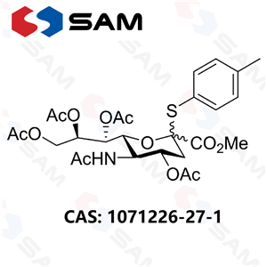 5-乙酰氨基-4,7,8,9-四-O-乙?；?2-S-(4-甲基苯基)-2-硫代神經(jīng)氨酸甲酯