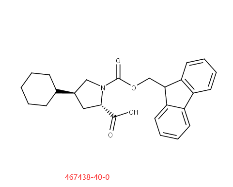 (2S,4S)-4-cyclohexyl-1-{[(9H-fluoren-9-yl)methoxy]carbonyl}pyrrolidine-2-carboxylic acid