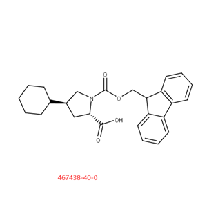 (2S,4S)-4-cyclohexyl-1-{[(9H-fluoren-9-yl)methoxy]carbonyl}pyrrolidine-2-carboxylic acid