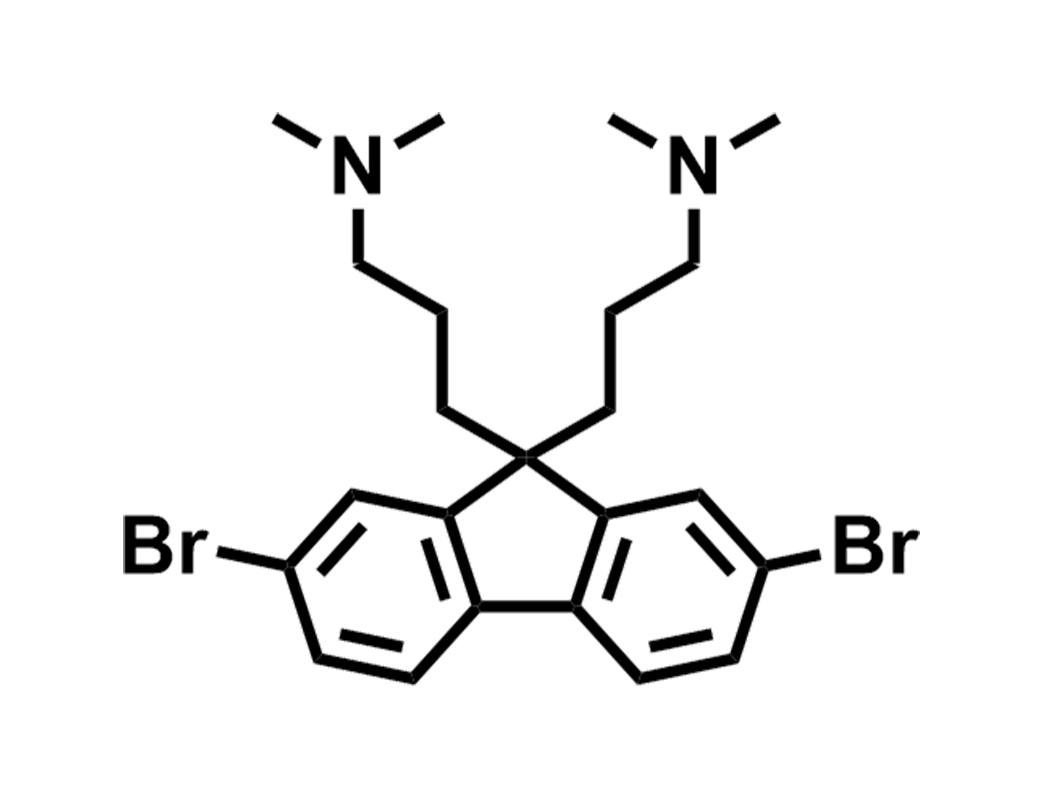 2,7-二溴-9,9-双[3'-(N,N-二甲氨基)丙基] -芴,3,3'-(2,7-DibroMo-9H-fluorene-9,9-diyl)bis(N,N-diMethylpropan- 1-aMine)