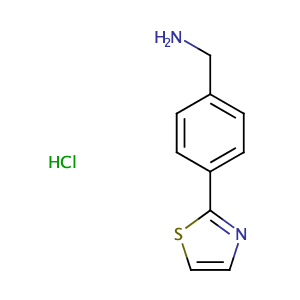 (4-(噻唑-2-基)苯基)甲胺盐酸盐,4-(1,3-Thiazol-2-yl)benzyl]amine hydrochloride
