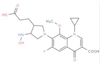 莫西沙星杂质33,7-(3-(2-carboxyethy)-4-(hydroxyamino)pyrrolidin-1-yl)-1-cyclopropyl-6-fluoro-8-methoxy-4-oxo-?1,4-dihydroquinoline-3-carboxylic?acid