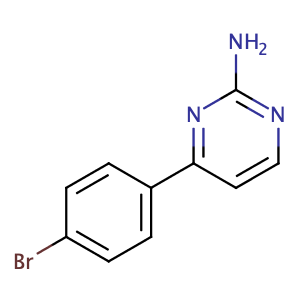 4-(4-溴苯基)嘧啶-2-胺,4-(4-Bromophenyl)pyrimidin-2-amine