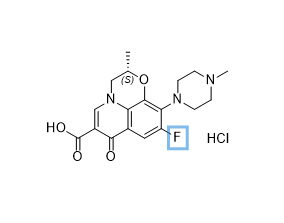 左氧氟沙星杂质32（盐酸盐）,(S)-9-fluoro-2-methyl-10-(4-methylpiperazin-1-yl)-7-oxo-2,3-dihydro-7H-[1,4]oxazino[2,3,4-ij]quinoline-6-carboxylic acid hydrochloride