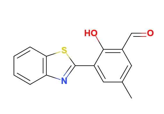 5-甲基-3-(2-苯并噻唑基)-2-羟基苯甲醛,3-(benzo[d]thiazol-2-yl)-2-hydroxy-5-methylbenzaldehyde
