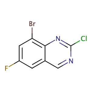 8-溴-2-氯-6-氟喹唑啉,8-Bromo-2-chloro-6-fluoroquinazoline