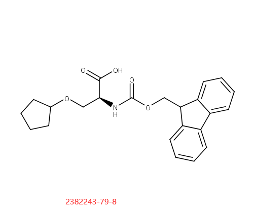 芴甲氧羰基-丝氨酸(环戊基),(2S)-3-(cyclopentyloxy)-2-({[(9H-fluoren-9-yl)methoxy]carbonyl}amino)propanoic acid