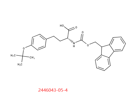 芴甲氧羰基-叔丁基-D-高酪氨酸,(2R)-2-(9H-fluoren-9-ylmethoxycarbonylamino)-4-[4-[(2-methylpropan-2-yl)oxy]phenyl]butanoic acid