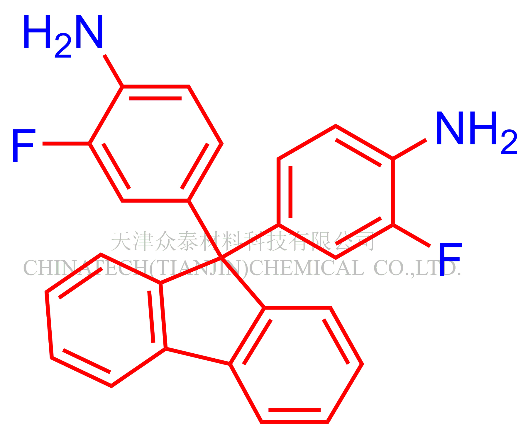 9,9-雙(3-氟-4-氨基苯基)芴(FFDA),9,9-Bis(3-fluoro-4-aminophenyl) fluorene(FFDA)