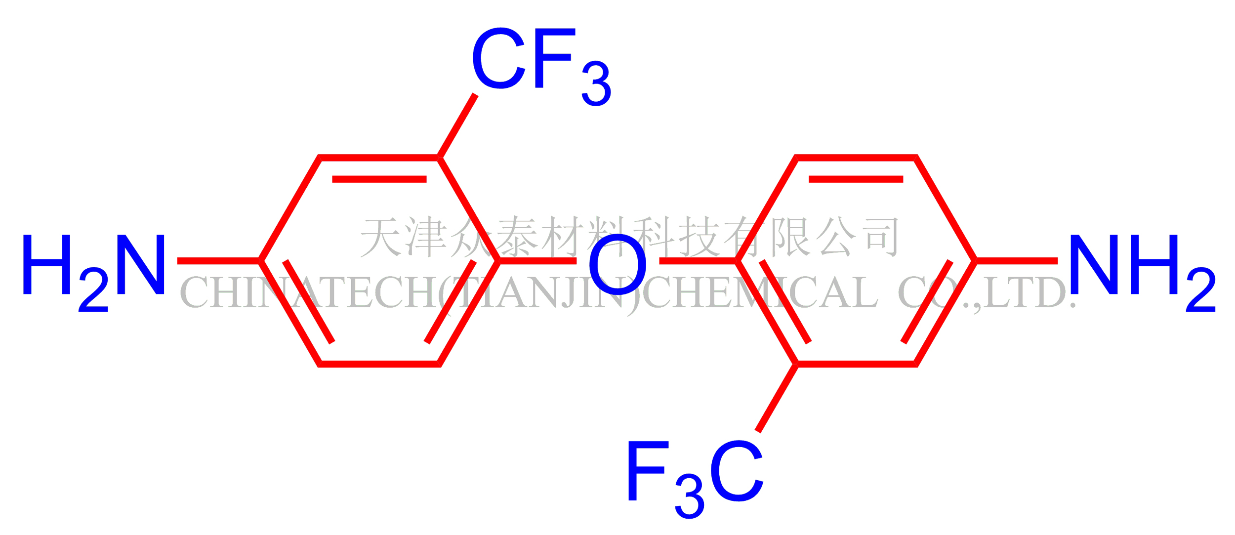2,2'-双(三氟甲基)-4,4'- 二氨基苯基醚(6FODA),2,2'-Bis(trifluoromethyl)-4,4'- diaminodiphenyl ether (6FODA)