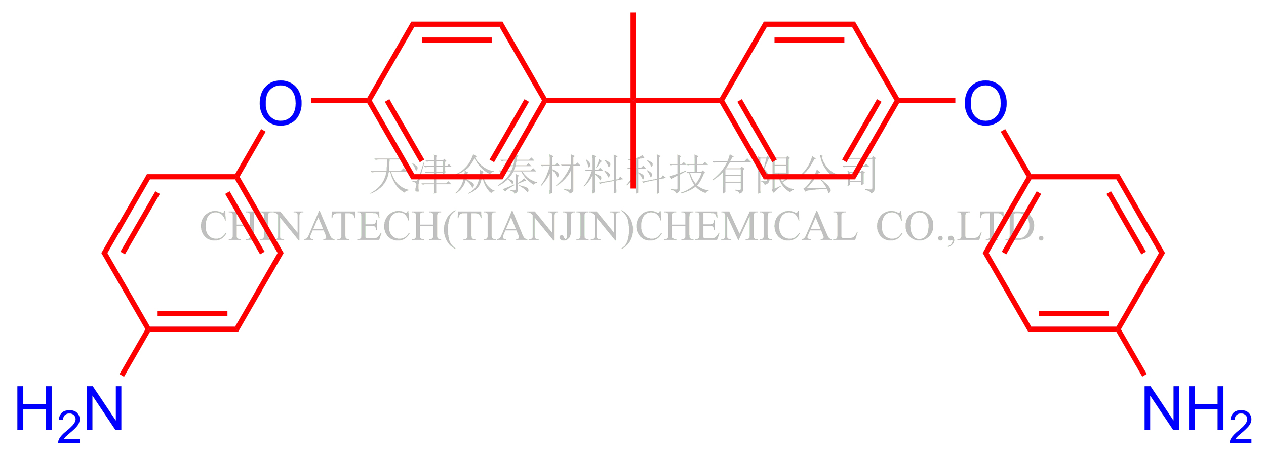 2,2-双[4-(4-氨基苯氧基)苯基]丙烷(BAPP),2,2'-Bis(4-aminophenoxyphenyl) propane (BAPP)