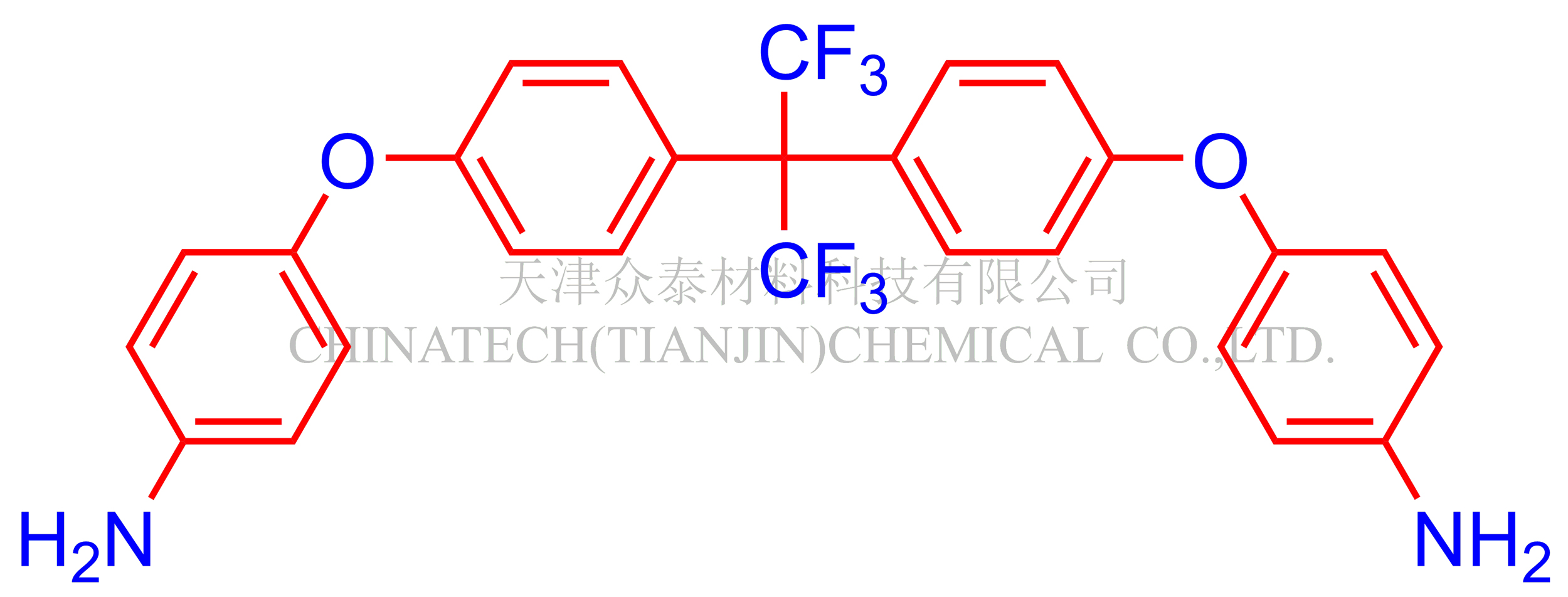 2,2-双[4-(4-氨基苯氧基)苯基]六氟丙烷(HFBAPP),2,2-Bis[4-(4-aminophenoxy)phenyl]-hexafluoropropanane (HFBAPP)