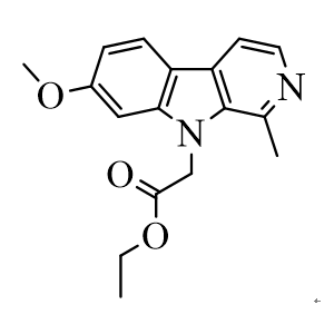 ethyl 2-(7-methoxy-1-methyl-9H-pyrido[3,4-b]indol-9-yl)acetate