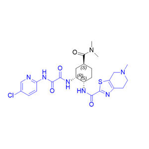 依度沙班杂质K,N-((1S,2R,4S)-4-(dimethylcarbamoyl)cyclohexane-1,2-diyl)-N’-(2-(5-chloropyridin-2-yl ) oxalamide )-5-methyl-4,5,6,7-tetrahydrothiazolo[5,4-c]pyridine-2-carboxamide