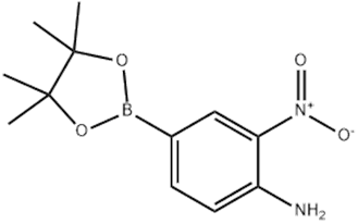 2-硝基-4-(4,4,5,5-四甲基-1,3,2-二杂氧戊硼烷-2-基)苯胺,4-AMINO-3-NITROPHENYLBORONIC ACID, PINACOL ESTER