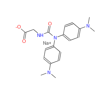N-(羧甲基氨基羰基)-4,4'-双(二甲氨基)二苯胺钠盐,N-[[bis[4-(dimethylamino)phenyl]amino]carbonyl]glycine sodium salt