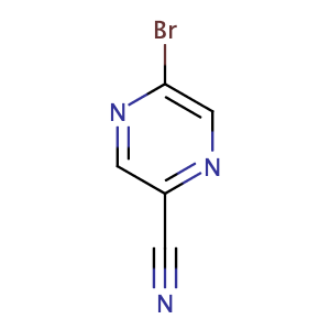 2-溴-5-氰基吡嗪,5-BROMOPYRAZINE-2-CARBONITRILE