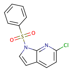 6-氯-1-苯磺酰基-1H-吡咯并[2,3-b]吡啶,6-Chloro-1-(phenylsulfonyl)-1H-pyrrolo[2,3-b]pyridine