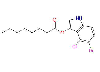 5-溴-4-氯-3-吲哚辛酯,5-Bromo-4-chloro-3-indolyl caprylate