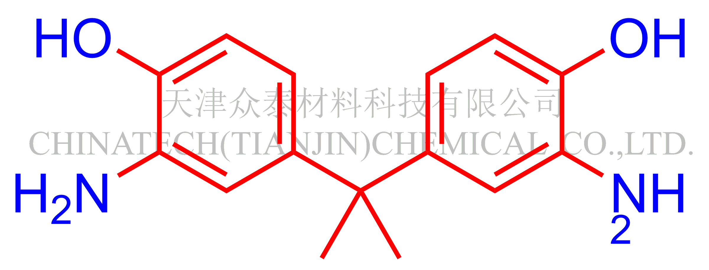 2,2-双(4-羟基-3-氨基苯基)丙烷(BAP),2,2-Bis(3-amino-4-hydroxylphenyl)propane (BAP)