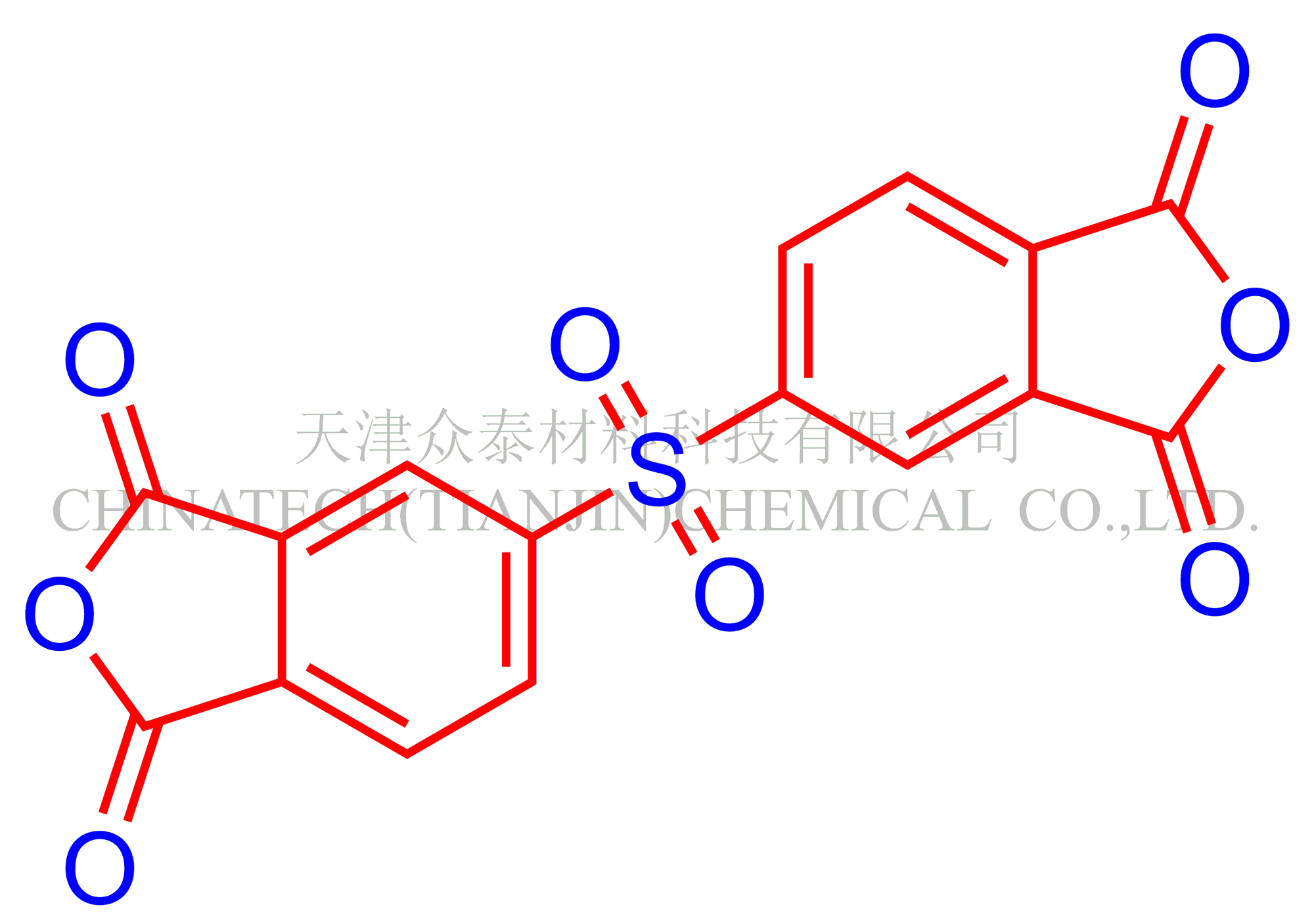 3,3,4,4-二苯基砜四羧酸二酸酐(DSDA),3,3,4,4-diphenylsulfonetetracarboxylicdianhydride (DSDA)