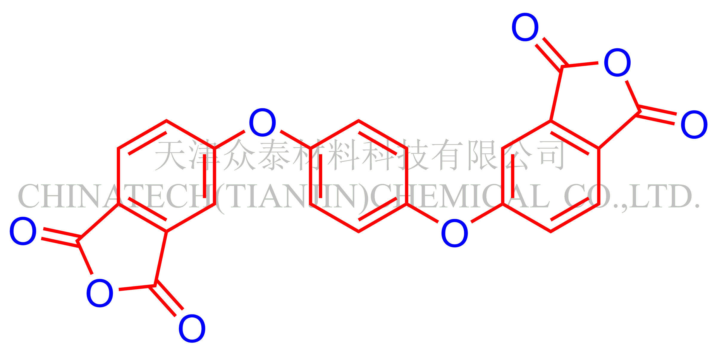 4,4'-對(duì)苯二氧雙鄰苯二甲酸酐(HQDPA),1,4-Bis(3,4-Dicarboxyphenoxy)benzene Dianhydride (HQDPA)