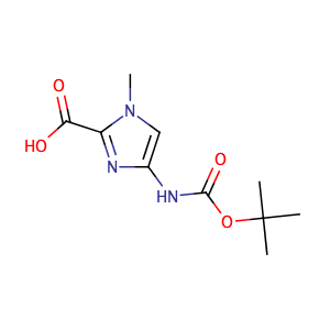 4-叔丁氧羰基氨基-1-甲基-1H-咪唑-2-甲酸,4-TERT-BUTOXYCARBONYLAMINO-1-METHYL-1H-IMIDAZOLE-2-CARBOXYLIC ACID