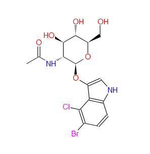 5-溴-4-氯-3-吲哚基-N-乙酰-beta-D-氨基葡萄糖苷,5-Bromo-4-chloro-3-indolyl-N-acetyl-beta-D-glucosaminide