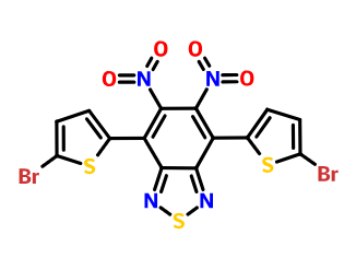 4,7-双(5-溴噻吩-2-基)-5,6-二硝基-2,1,3-苯并噻二唑,4,7-bis(5-bromothiophen-2-yl)-5,6-dinitro-2,1,3-benzothiadiazole