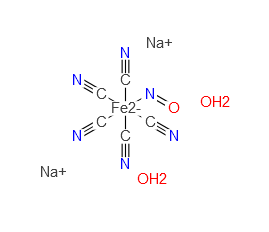 亚硝基铁氰化钠,Sodium nitroferricyanide(III) dihydrate