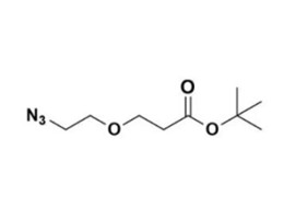 叠氮-一聚乙二醇-丙酸叔丁酯,Azido-PEG1-t-butyl ester,N3-PEG1-t-butyl ester,Azido-PEG1-Boc