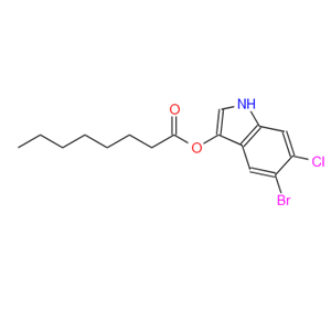 5-溴-6-氯-3-吲哚辛酯,5-Bromo-6-chloro-3-indolyl caprylate