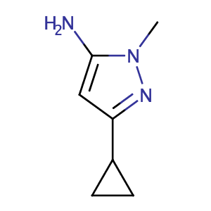 3-环丙基-1-甲基-1H-吡唑-5-胺,3-Cyclopropyl-1-methyl-1H-pyrazol-5-amine