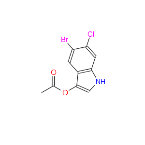 5-溴-6-氯-3-吲哚乙酯,5-Bromo-6-chloro-3-indolyl acetate