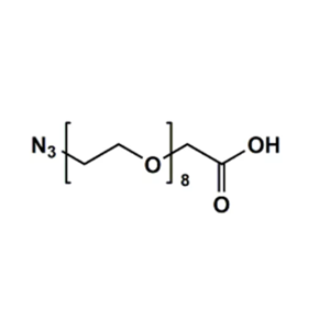 Azido-PEG8-CH2CO2H，叠氮-八聚乙二醇-乙酸