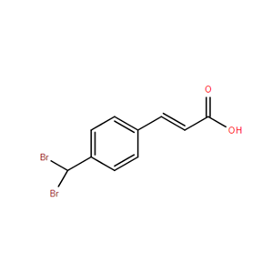(E)-3-(4-(dibromomethyl)phenyl)acrylic acid