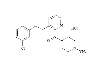 氯雷他定杂质,Loratadine Impurity ((1-Methyl-4-piperidinyl)[3-[2-(3-chlorophenyl)ethyl]pyridinyl]methanone)