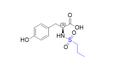 替罗非班杂质14,(S)-3-(4-hydroxyphenyl)-2-(propylsulfonamido)propanoic acid