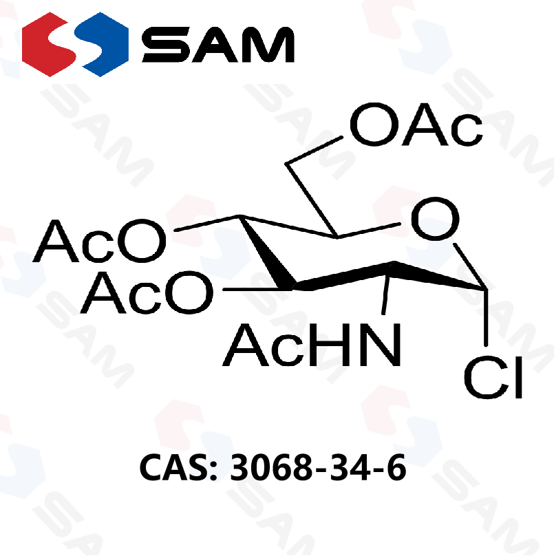 2-乙酰氨基-3,4,6-三-O-乙酰-2-脱氧-α-D-吡喃葡萄糖酰基氯,2-Acetamido-3,4,6-tri-O-acetyl-2-deoxy-α-D-glucopyranosyl Chloride