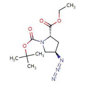 （4R）-1-Boc-4-叠氮-L-脯氨酸乙酯，(4R)-1-Boc-4-azido-L-proline ethyl ester,(4R)-1-Boc-4-azido-L-proline ethyl ester